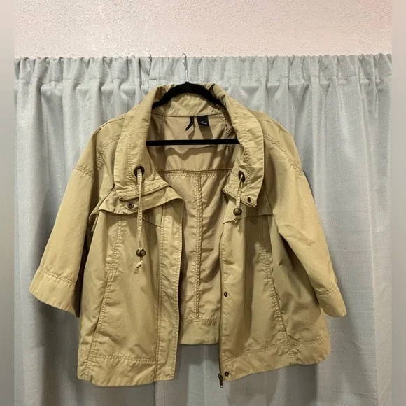 New Directions Khaki lightweight jacket. Size XL - Picture 3 of 16